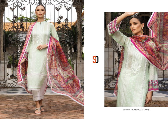 Bliss Vol 01 By Sharaddha Cotton Pakistani Suits Catalog